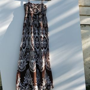 Boho Cotton Maxi Dress